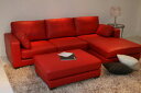本革13色対応。送料無料！イタリア製本革使用カウチソファ3点セット938bp-couch-2p-ot