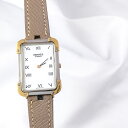 【仕上済/ベルト2本】エルメス HERMES クロアジュール コンビ ボーイズ 腕時計 時計【中古】【送料無料】