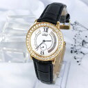 【仕上済/ベルト新品】カルティエ Cartier ロンド ゴールド ダイヤ ダイヤモンド 鑑定書付 レディース 腕時計 時計【中古】【送料無料】