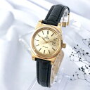 【OH済/ベルト新品】オメガ ジュネーヴ 自動巻 ベルト2色付 ゴールド レディース 腕時計 時計 【中古】【送料無料】