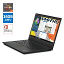  m[gp\R OfficeFLenovo ThinkPad E495 AMD Ryzen 7ڃf(14.0^ FHD 16GB[ 1TB HDD 256GB SSD Windows10 Microsoft Office Home & Business 2019)   