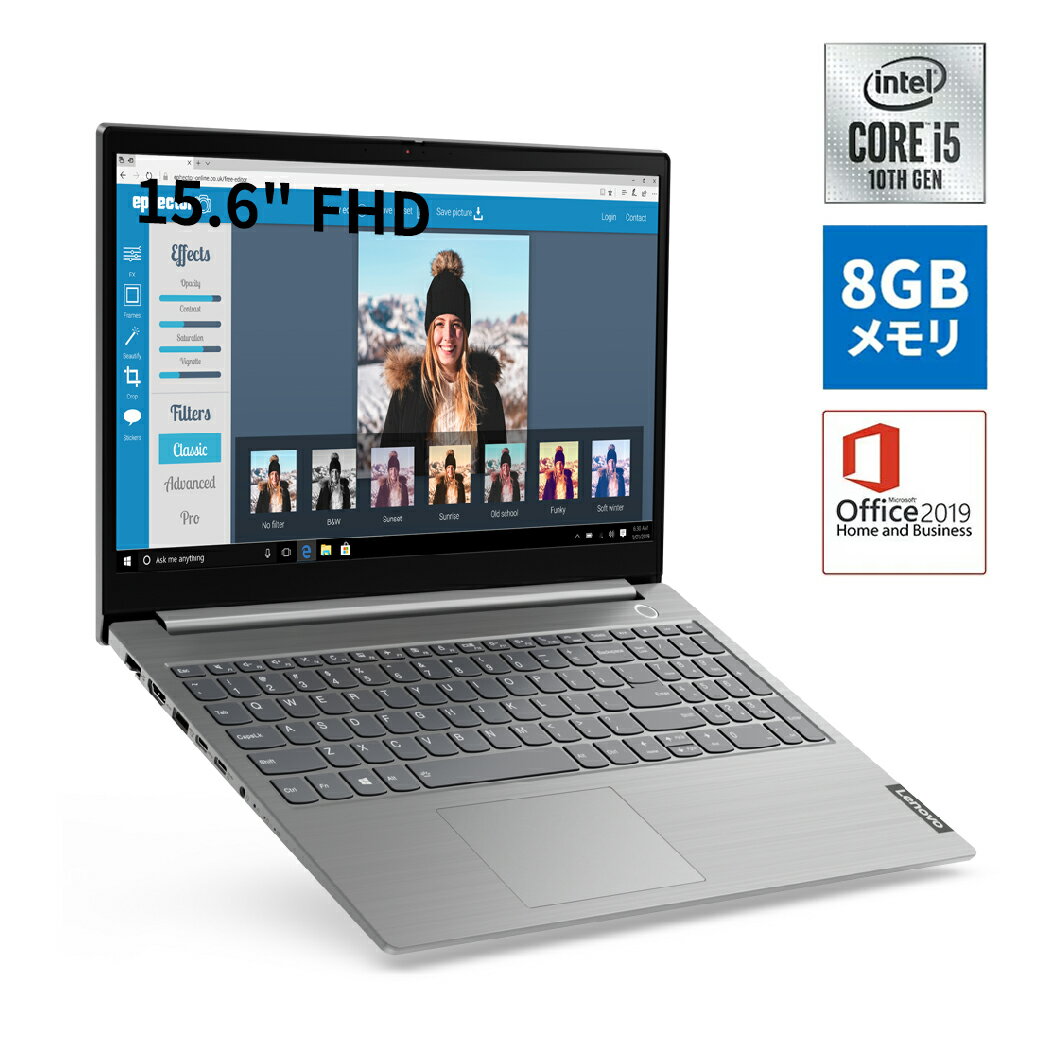  m[gp\R OfficeFThinkBook 15 Core i5(15.6^ FHD 8GB[ 256GB SSD Windows10 Microsoft Office Home & Business 2019 ~lO[)   