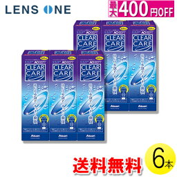 【クーポンで最大400円オフ★5/1(水)0___00~5/7(火)9___59】【送料無料】エーオーセプト <strong>クリアケア</strong> 360ml×<strong>6本</strong> ( コンタクトレンズ コンタクト ケア用品 アルコン 日本アルコン AOセプト トリプルパック 使用期限1年以上 )