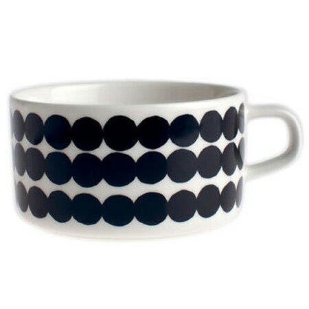 マリメッコ marimekko シイルトラプータルハ  ティーカップ TEA CUP 250ml 63294-190税込10500円以上で送料無料☆大人気/OIVA/オイバ/陶磁器/エプロン同柄/キッチン/63294 190