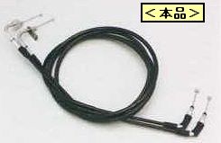 HURRICANE LONG CABLE & HARNESS スロットルW ブラック ケーブル　SUZUKI ロード系　スカイウェブ250SS/400SS （ハリケーン　ロングケーブル　ハーネス　スズキ）　