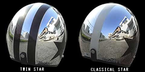 ALFA RAYS （アルファレイズ アルファーレイズ） 72 JAM JET ヘルメット CHROMES TWIN STAR、CLASSICAL STAR （クロームズツインスター、クラシカルスター）