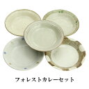 シンプルな模様のカレー皿5枚セット!●フォレストカレーセット● 05P05Nov16