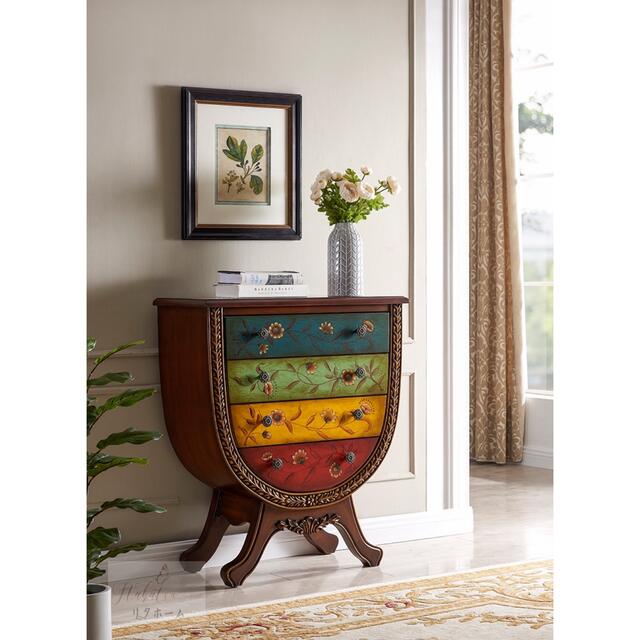 高級サイドテーブル コンソールテーブル洋タンス コンソールチェスト 玄関テーブル