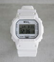 【送料無料】MHL.エムエイチエルGショックコラボウォッチ【WHITE】