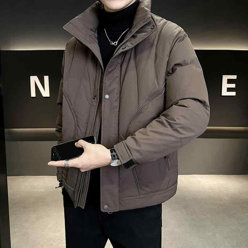 春 コーデ メンズ 用 服 シンプル ファッション オシャレ 大人 かっこいい 大きいサイズ ストリート 紳士服 スタンドカラー ダウン ジャケット シンプル ハイエンド カジュアル 厚手 暖かい ダック