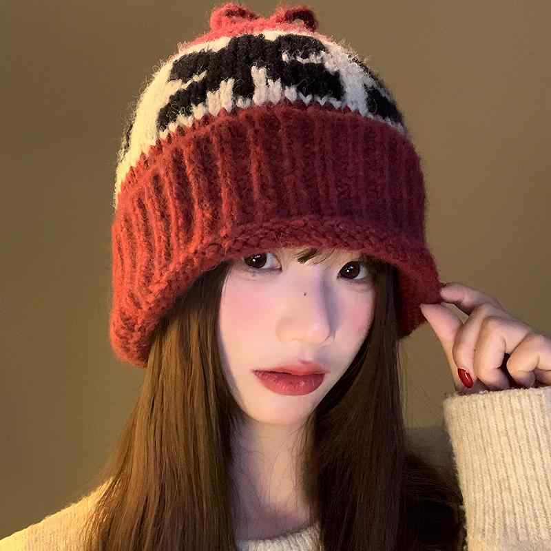 春 コーデ レディース ファッション オシャレ アイテム カワイイ コーデ シンプル きれいめ ナチュラル 上品カジュアル 女性用 婦人服 韓国ファッション ウール 帽子 秋 暖かい 厚手 耳保護 ニット 帽子 快適