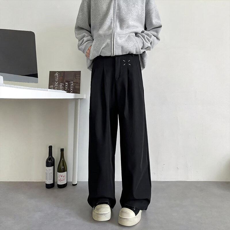 春 コーデ メンズ 用 服 シンプル ファッション オシャレ 大人 かっこいい 紳士服 ストレート ワイド パンツ ドレープ ハイエンド カジュアル 通勤スタイル ね着コーデ ゆったりシルエット 快適フィット 動きい デイリー