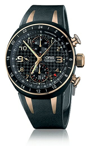 ORIS/オリス【モータースポーツ】Oris TT3 クロノグラフ セカンドタイムゾーン（01 677 7590 7764-Set）ORIS/オリス 日本正規輸入品　保証書付 Oris TT3 クロノグラフ セカンドタイムゾーン