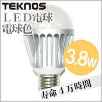 LED電球3.8w電球色　　LE-38Y25【LED・電球・電球型・電球3.8W】4955014036698