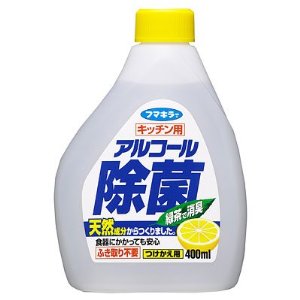 フマキラー　キッチン用アルコール除菌スプレーつめかえ用　400ml...:life-inc:10006018