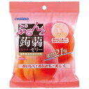 オリヒロ ぷるんと蒟蒻ゼリー ピーチ 20g×6個こんにゃくゼリー