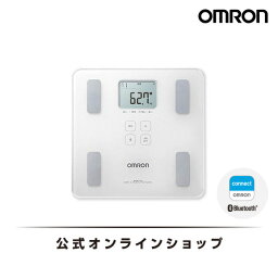 <strong>オムロン</strong> OMRON 公式 体重体組成計 デジタル HBF-227T-SW シャイニーホワイト <strong>体重計</strong> 体組成計 体脂肪 体脂肪率 基礎代謝 骨格筋率 スマホ スマホ連動 iPhone 連動 アプリ Bluetooth 乗るだけ 自動 シンプル コンパクト 高精度 送料無料 おしゃれ