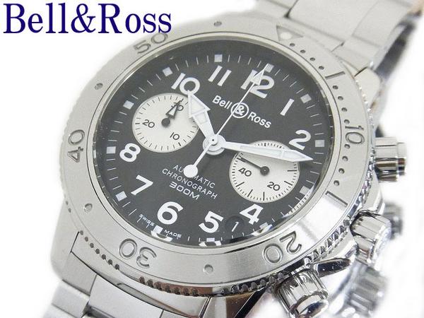 RM★Bell＆Ross ベル＆ロス 500ダイバー300SS クロノグラフ 0642【中古】