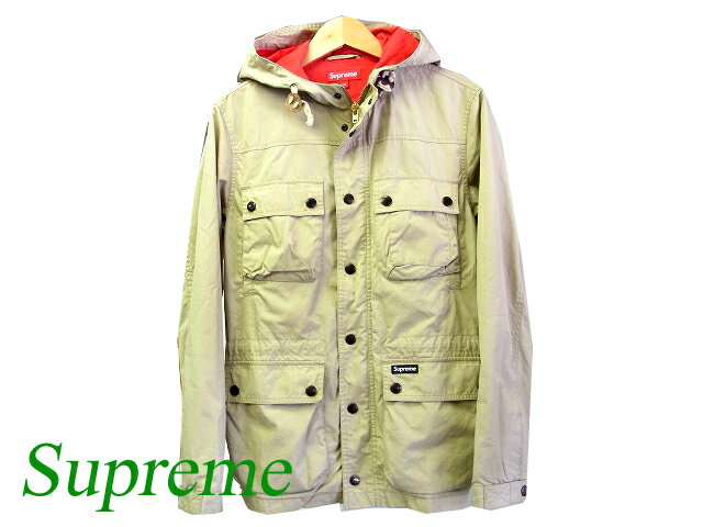 17美品 シュプリーム09AWマウンテンパーカー ジャケット 0236【中古】Supreme ベージュ