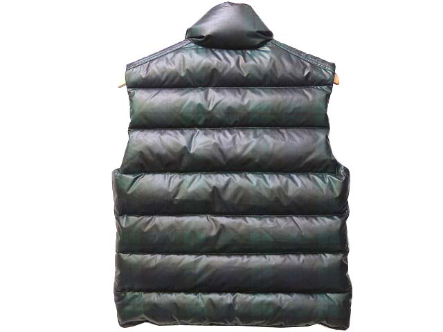 美品■モンクレール コルビエール ダウンベスト チェック0☆0740【中古】MONCLER メンズ