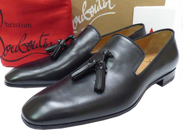 christian louboutin leather tassel loafers, black spiked louis vuitton shoes