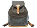 ルイヴィトン モノグラム モンスリGM M51135 リュックサック バッグ LV 0338 【中古】 LOUIS VUITTON