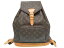 ルイヴィトン モノグラム モンスリGM M51135 リュックサック バッグ LV 0210 【中古】 LOUIS VUITTON