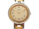 エルメス クリッパー クオーツ 腕時計 ゴールド/シルバー 男女兼用 0033【中古】HERMES メンズ ボーイズ