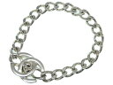 シャネル ヴィンテージ ターンロック ココマーク シルバー ブレスレット アクセサリー 0286 【中古】 CHANEL