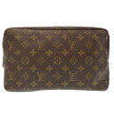 美品 ルイ ヴィトン モノグラム トゥルース トワレット28 M47522 セカンドバッグ バッグ LV 0183 【中古】 LOUIS VUITTON クラッチバッグ