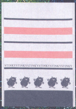 Ekelund (エーケルンド ) 織物タオル　MOOMINMoomin Stripes　[STINKY]　48x70cm