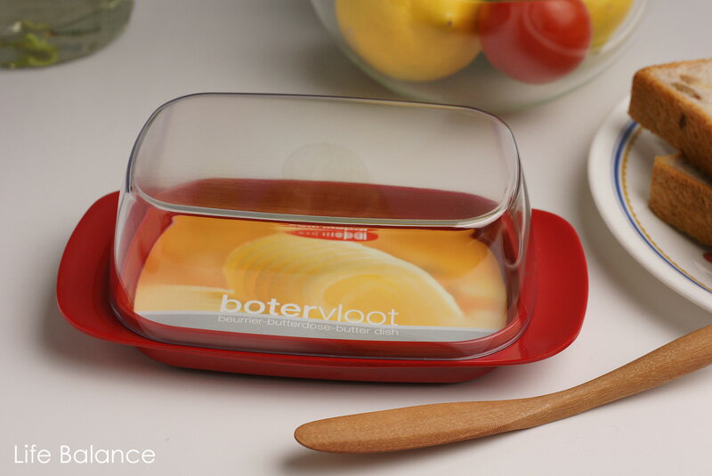 【Rosti Mepal/ロスティ】　Butter Dish　バターディッシュ　（レッド）デンマーク発ブランド【Rosti Mepal/ロスティ】カラフルなバターケース