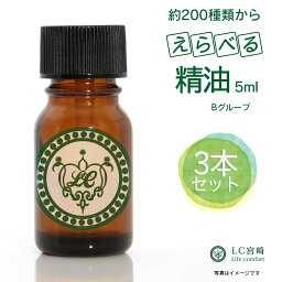 精油 3本セット 選べる容量1,5ml 5ml 10ml エッセンシャルオイル【 価格グループ：B 】全214<strong>種</strong>類のうち44類から選べます