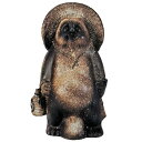 信楽焼 釉薬陶器製 おしゃれ 古代狸置物(タヌキ)オブジェ(オーナメント) W47cm×D35cm×H76.5cm(25号) / 縁起物 風水 ギフト プレゼント