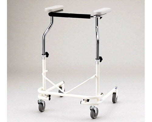 折りたたみ式歩行器 NW-21A（後輪固定）【日進医療器】