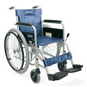 スチール製自走式車いすKR801N エアータイヤ仕様 カワムラサイクル　車椅子 送料無料 車いす 自走用 自走式 病院 施設 備品
