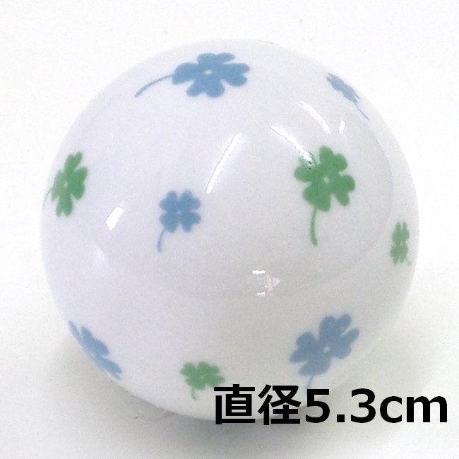 【陶器のフローティングボール】浮き玉　クローバー　大・中・小