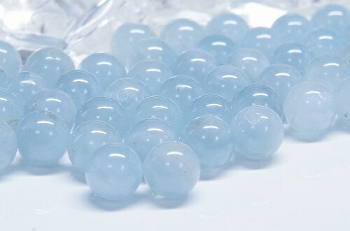 天然石 アクアマリン 6mm 粒売り 6個セット tb-0071...:lifestone:10001184