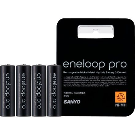 ★スプリングセール★エネループプロ　eneloop pro単3形　4個入りパック　充電式電池サンヨー　SANYOHR-3UWX-4BP