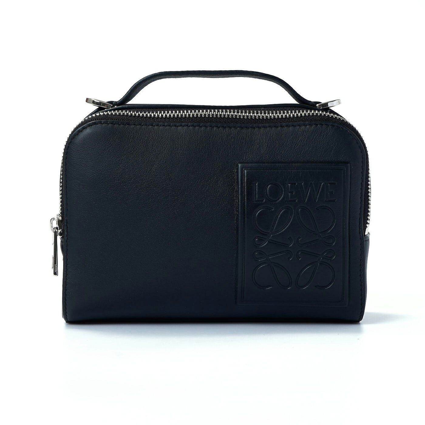 【未使用】ロエベ カメラ アナグラム クロスボディバッグ ミニ 2WAYショルダーバッグ バッグ LOEWE レザー 斜め掛け レディース シルバー金具 保存袋 ギフト ブランド 中古