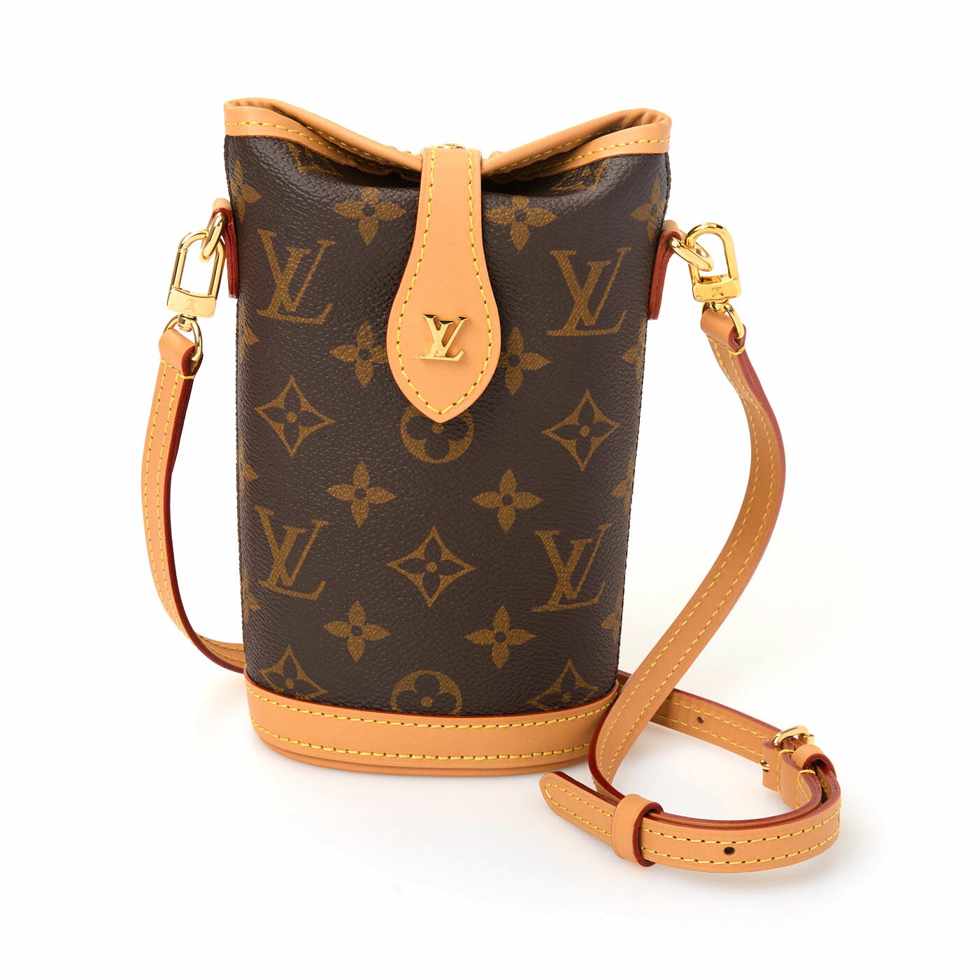 3％OFFクーポン♪【極美品】LOUIS VUITTON ルイヴィトン モノグラム フォールド ミー ポーチ　ショルダーバッグ M80874 中古