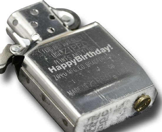 Zippo インナー名入れ彫刻 オイルタンク部分 ゴシック体のみ ※ライターと一緒にご購入…...:lighter-flamingo:10003734