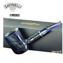 SAVINELLI サビネリ マドロスパイプ アリゲーター ブルー【送料無料】