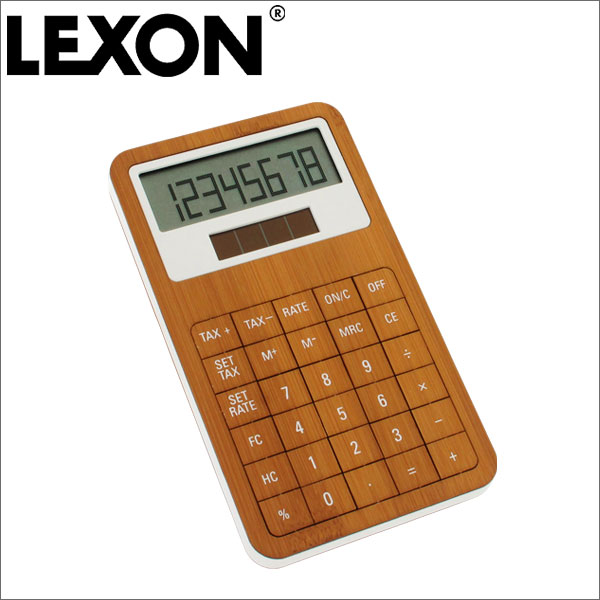 LEXONレクソンソーラー電池デュアルパワー電卓（計算機）LC69【最大ポイント10倍】