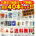 大満足!!日本全国40種類の地酒カップセット!!［日本酒］［カップ酒］［セット］[ギフト]（代引手数料・クール代別途）送料無料!父の日にぴったり♪充実の40本セットでインパクト抜群!