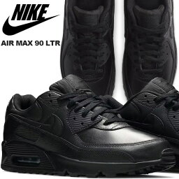 NIKE AIR MAX 90 LTR black/black-blk cz5594-001 ナイキ エアマックス 90 <strong>レザー</strong> スニーカー AM90 <strong>ブラック</strong>