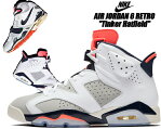 NIKE AIR JORDAN 6 RETRO "Tinker Hatfield" white/infrared 23-neutral grey-obsidian 【 ナイキ エアョーダン 6 スニーカー AJ インフラレッド ティンカー・ハットフィールド AIR TRAINER SC2】