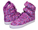 【スープラ スニーカー レディースサイズ】SUPRA WMNS SOCIETY ORCHIDFLOWER-WHITE 【ソサエティ ウィメンズ フラワー シューズ SW34114 ハイカット 花柄】