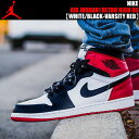 お得な割引クーポン発行中!!NIKE AIR JORDAN 1 RETRO HI OG WHITE/BLACK/VARSITY RED 555088-125【ナイキ ス二ーカー ジョーダン 送料無料 つま黒 BLACK TOE 再入荷】