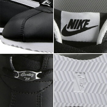 NIKECORTEZBASICLEATHER06Black/White【ナイキコルテッツ】